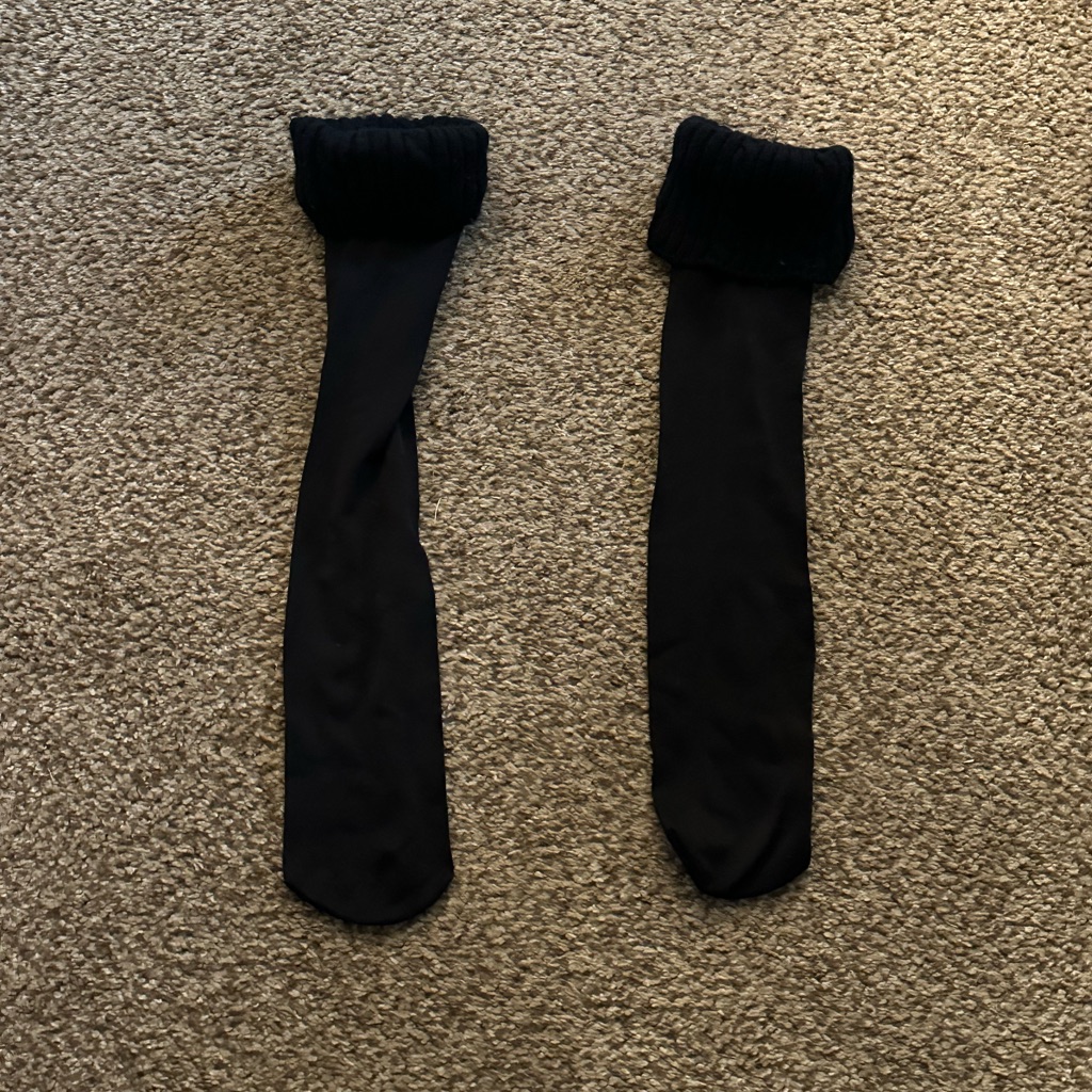 Black Boot Socks